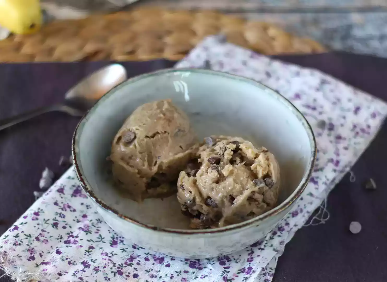 Vegansk bananis er supernem at lave med kagesmag! vegansk kagedej