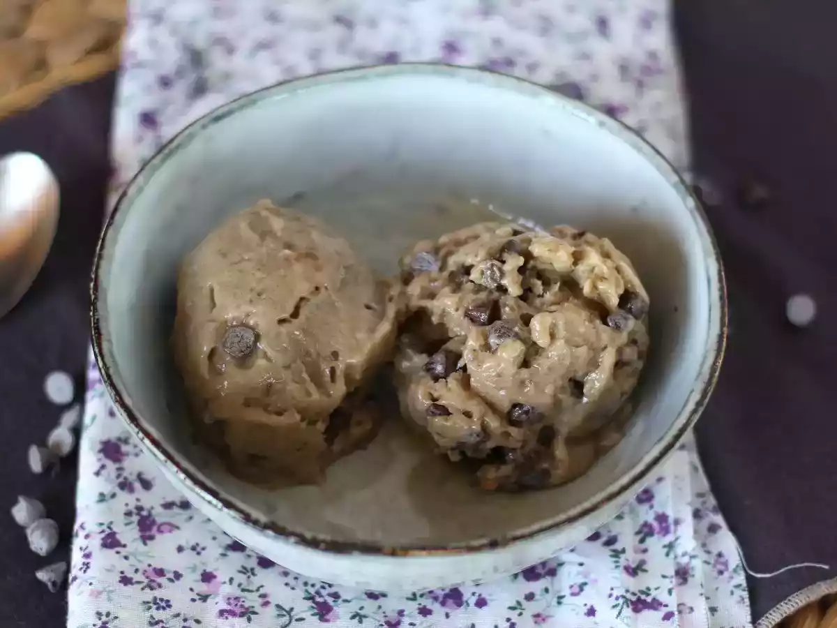 Vegansk bananis er supernem at lave med kagesmag! Vegansk kagedej - foto 2
