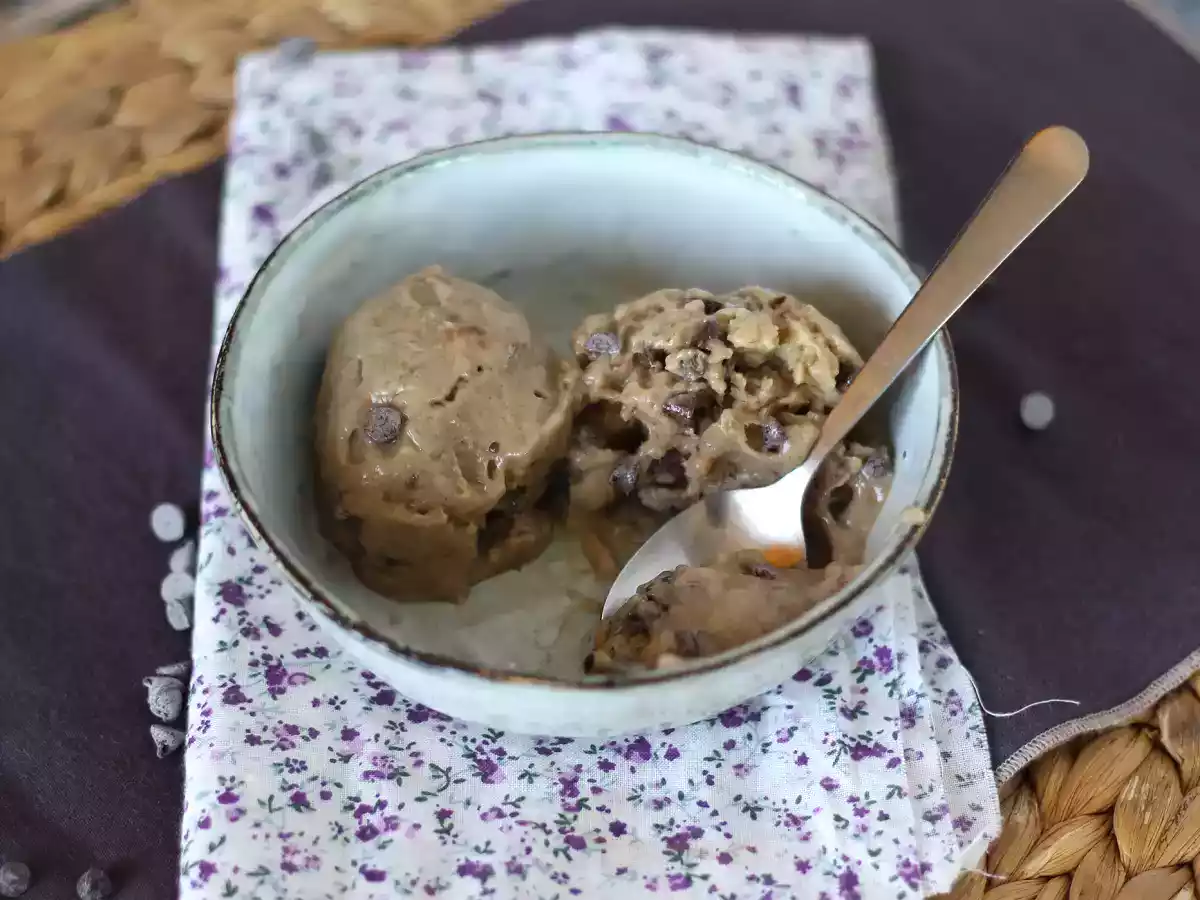 Vegansk bananis er supernem at lave med kagesmag! Vegansk kagedej - foto 3