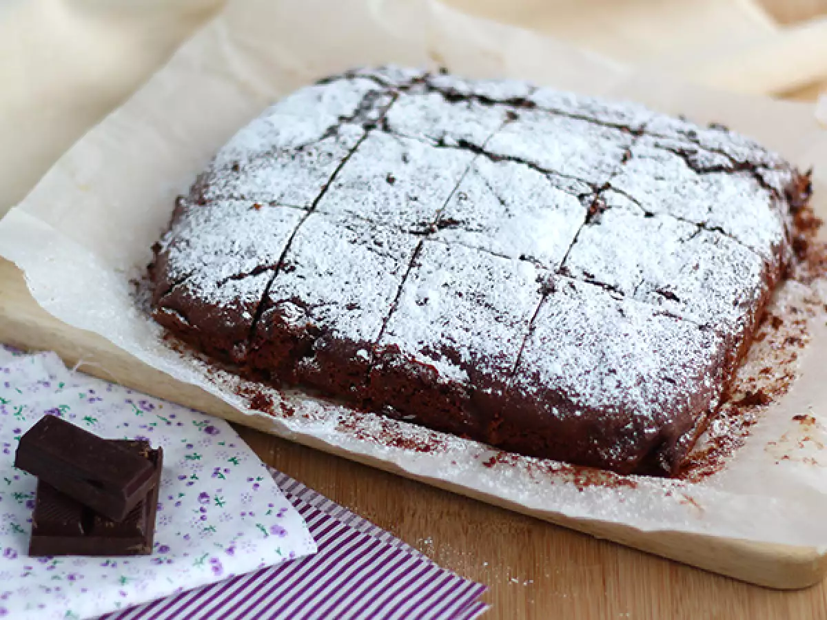Vegansk brownie uden æg eller mælk