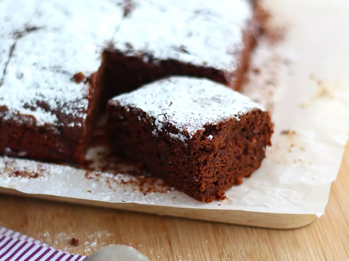 Vegansk brownie uden æg eller mælk - foto 3