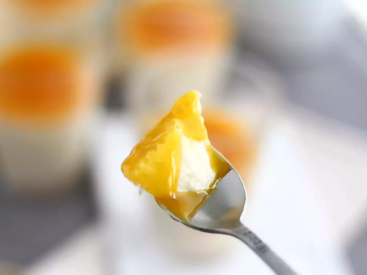 Vegansk panna cotta med kokosmælk - foto 3