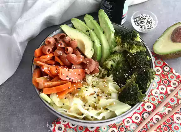 Vegetarisk buddha-skål
