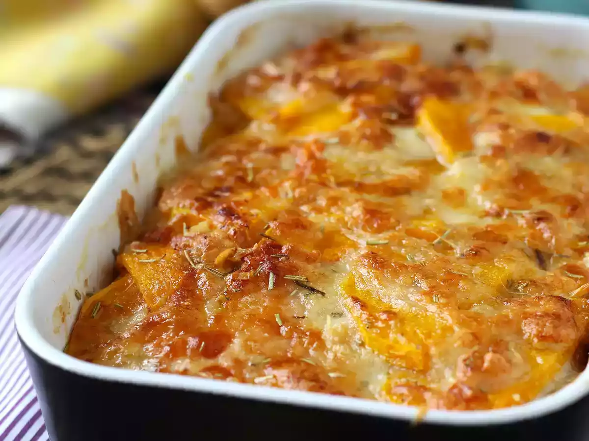 Vegetarisk græskar parmigiana - foto 3