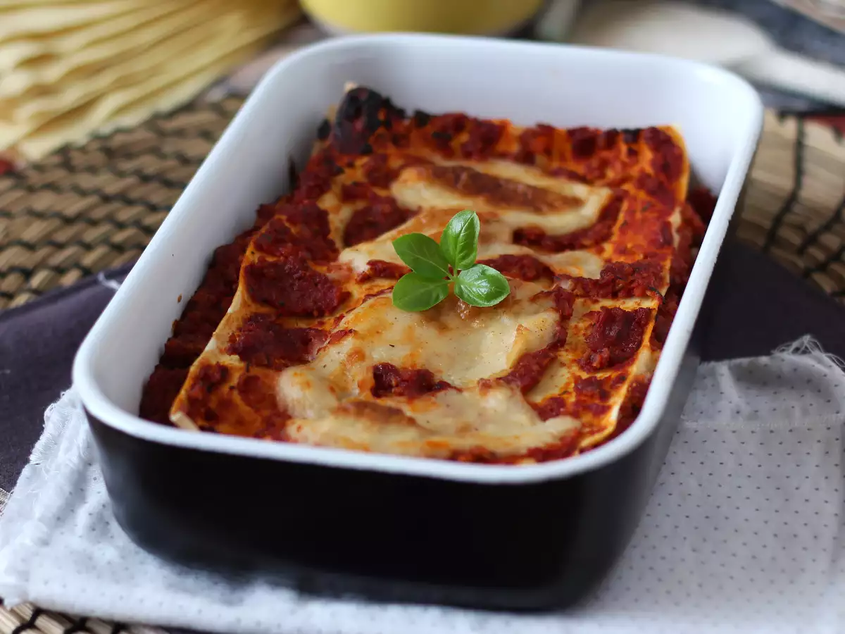Vegetarisk lasagne (du vil ikke kunne smage forskel!)