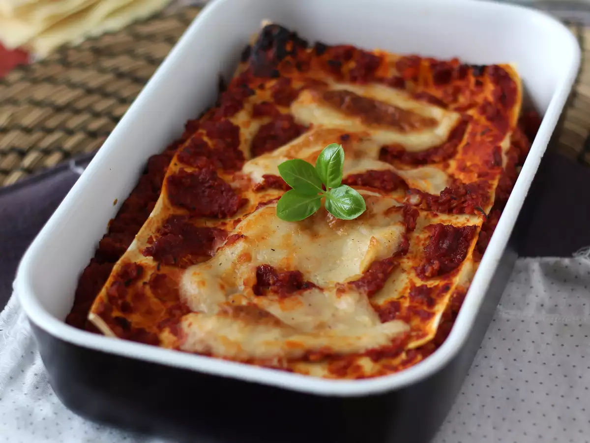 Vegetarisk lasagne (du vil ikke kunne smage forskel!) - foto 4