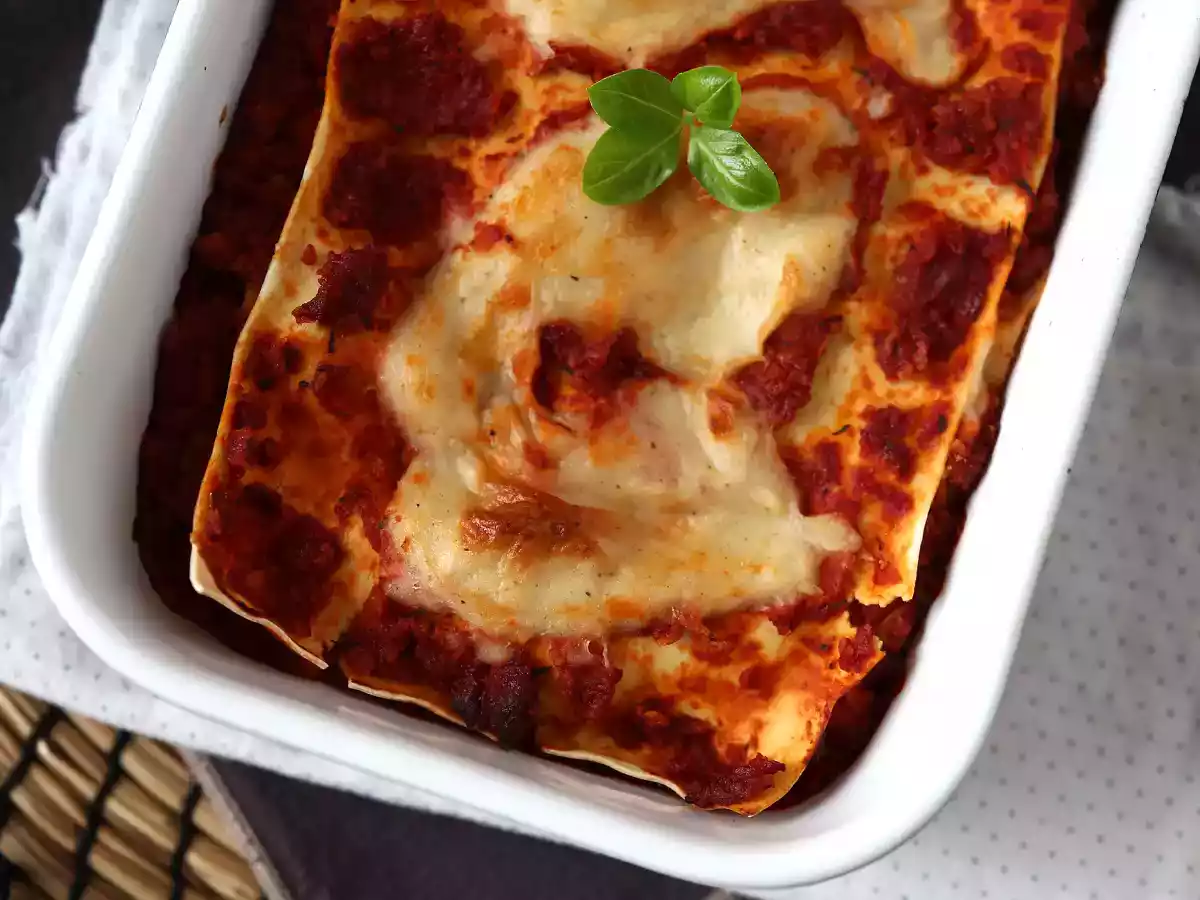 Vegetarisk lasagne (du vil ikke tro det!) - foto 2