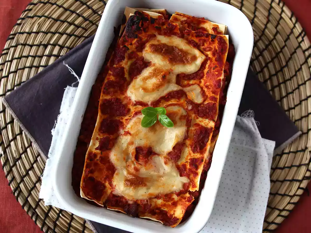 Vegetarisk lasagne (du vil ikke tro det!) - foto 5