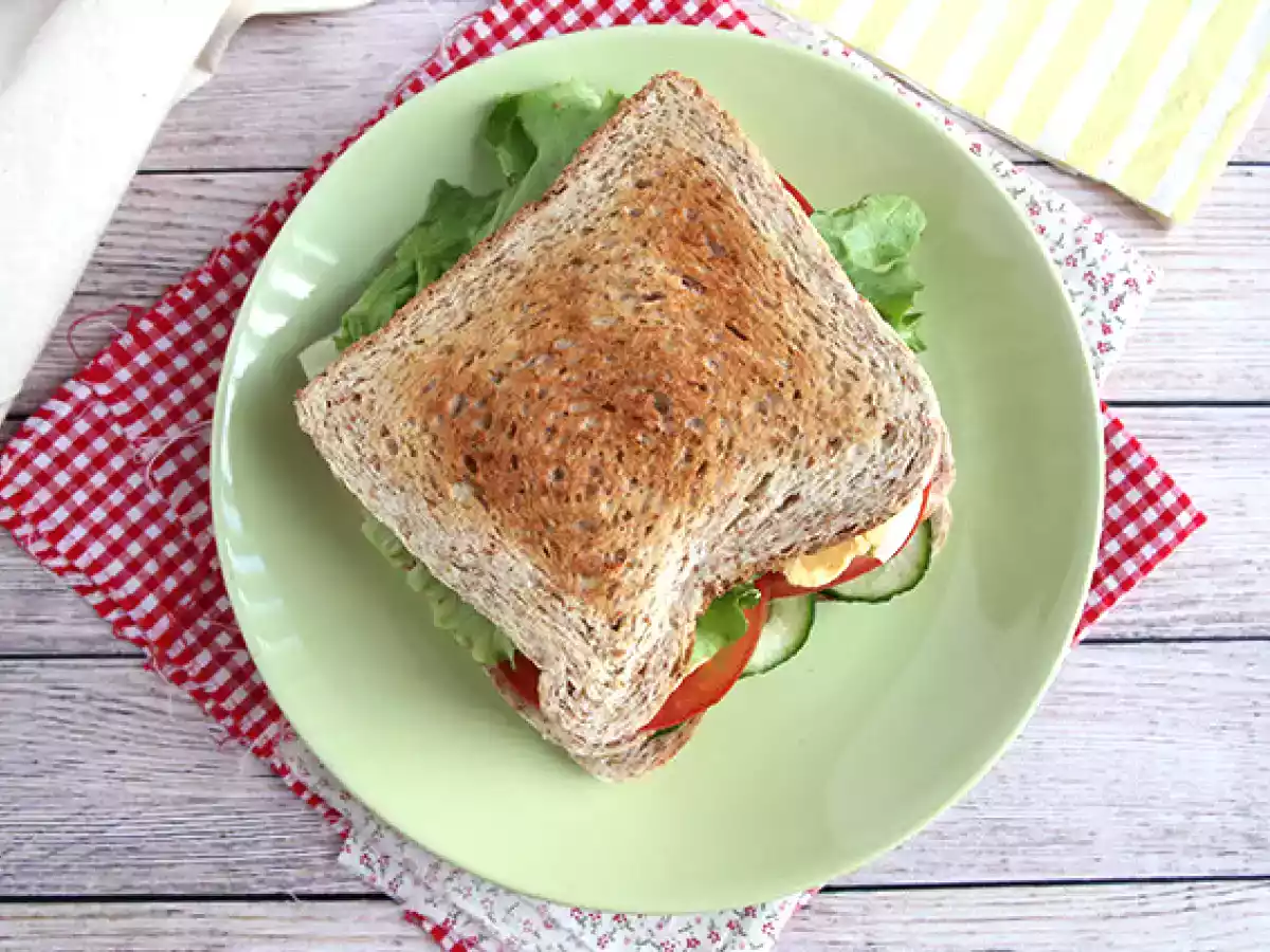 Vegetarisk sandwichklub - foto 2