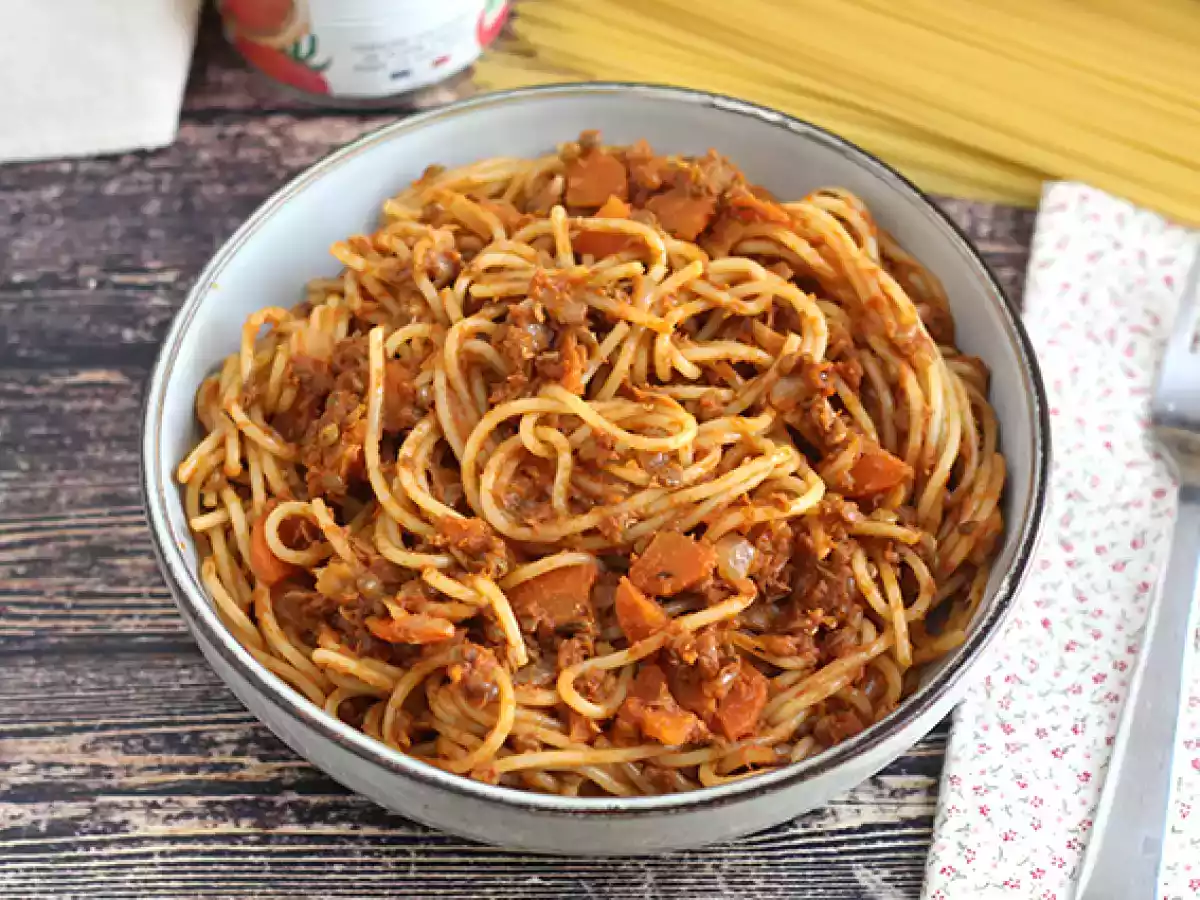 Vegetarisk spaghetti bolognese! - foto 3