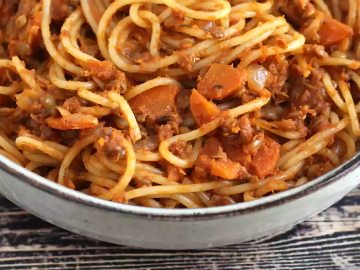Vegetarisk spaghetti bolognese! - foto 4