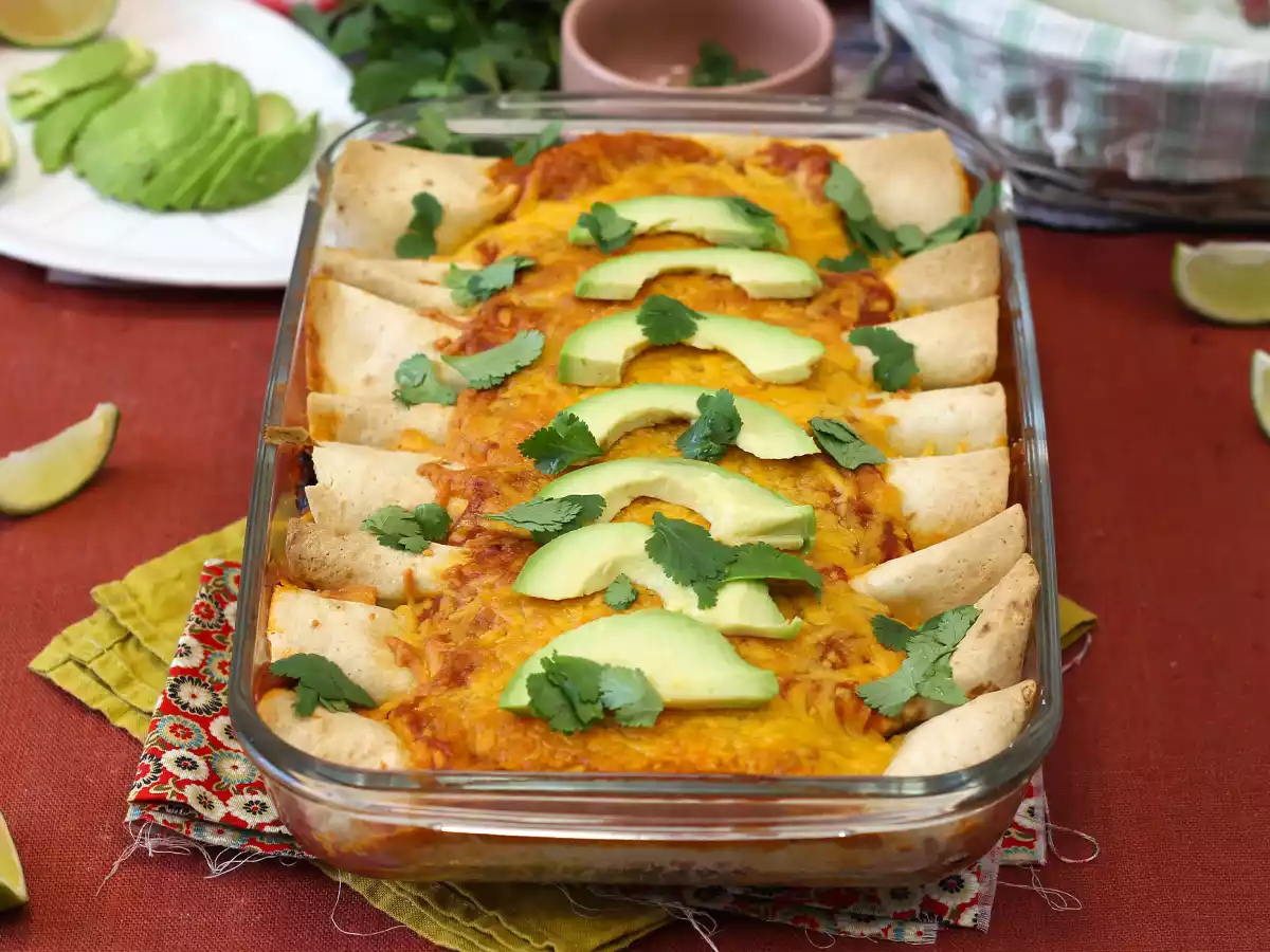 Vegetariske enchiladas