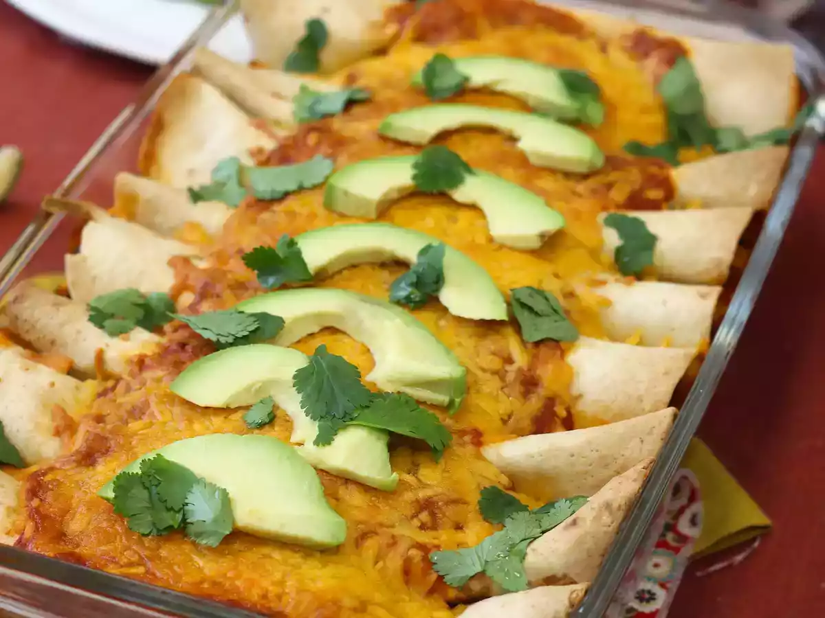 Vegetariske enchiladas - foto 3