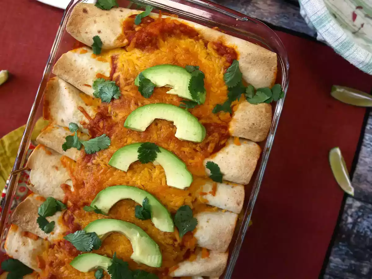 Vegetariske enchiladas - foto 6