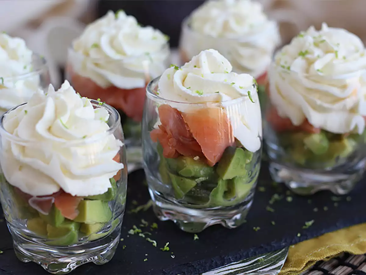 Verriner med røget laks og avocado - foto 3