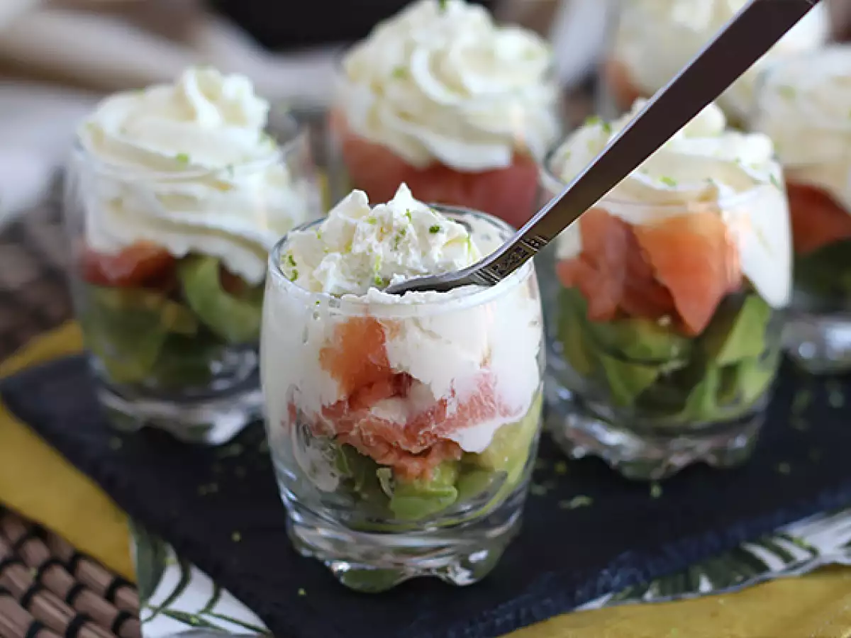 Verriner med røget laks og avocado - foto 4