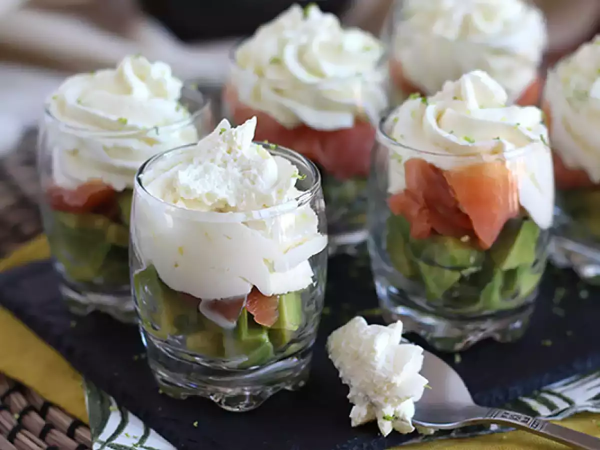 Verriner med røget laks og avocado - foto 5