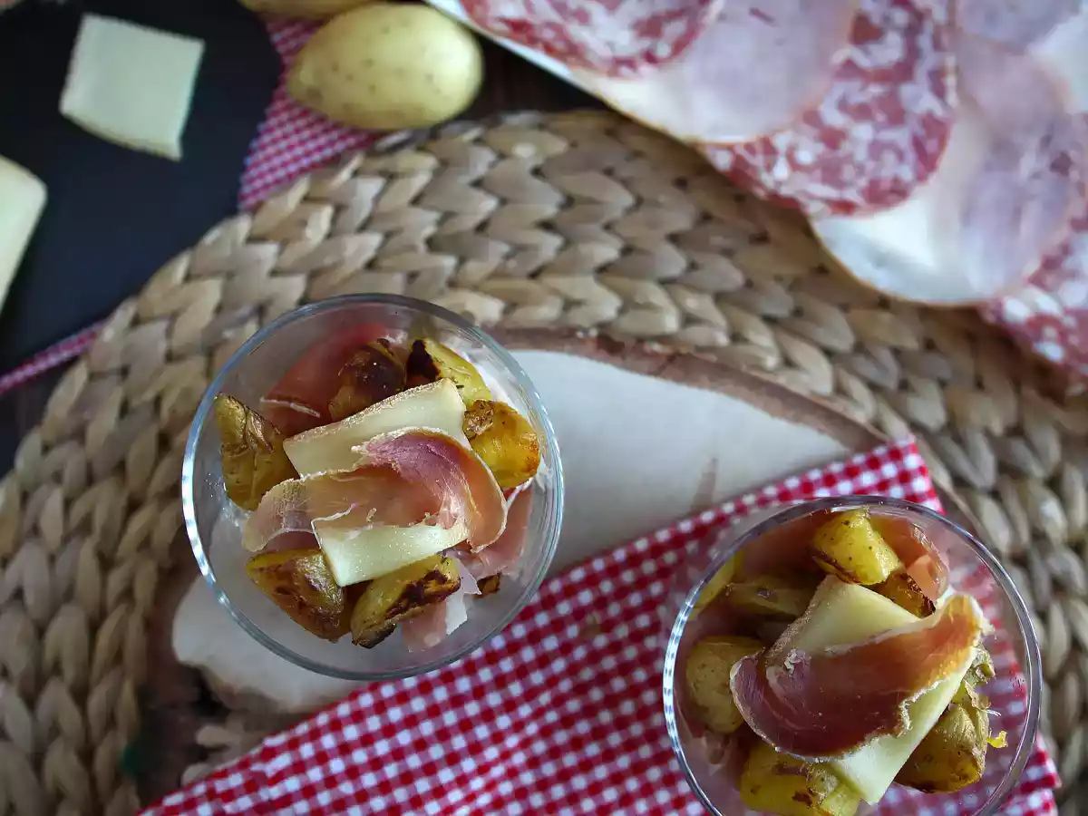 Verrines af raclette (uden apparat): kan også nydes som aperitif - foto 4