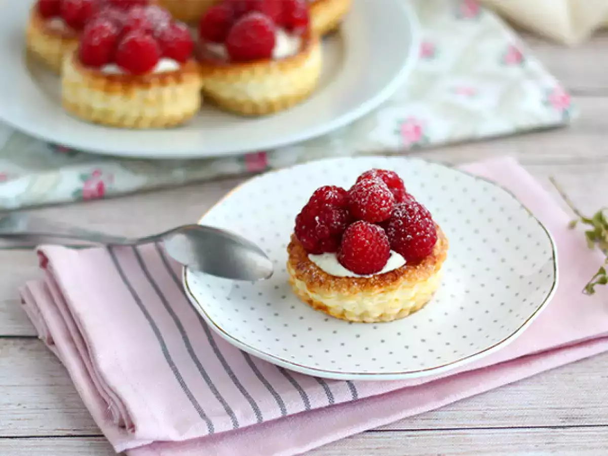 Vol-au-vent med hindbær og mascarpone - foto 2