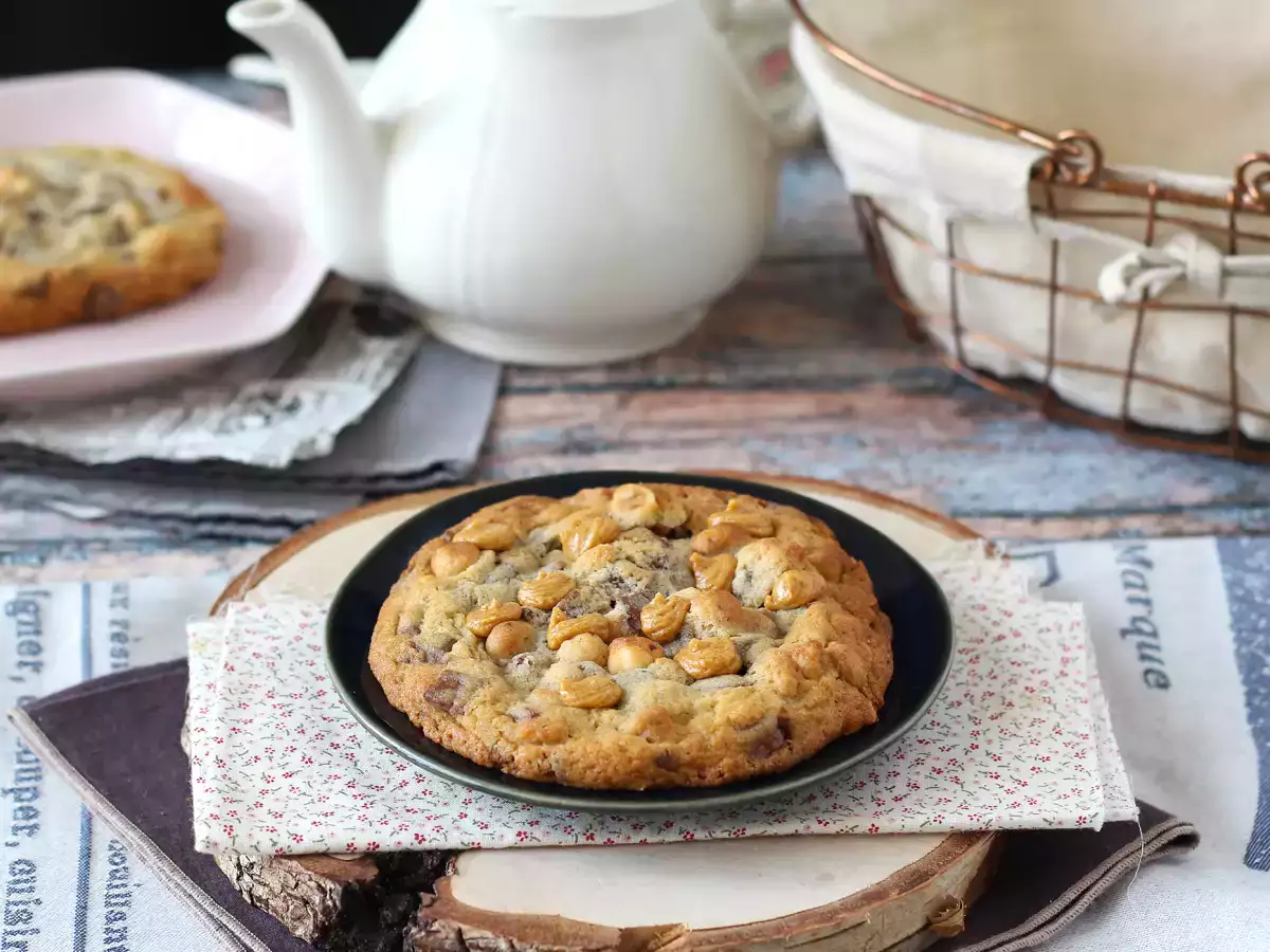 XXL-cookies med hasselnødder, mælkechokolade og praliné - foto 7