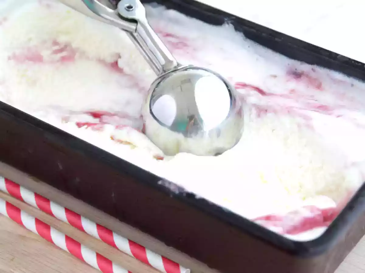 Yoghurt og hindbæris